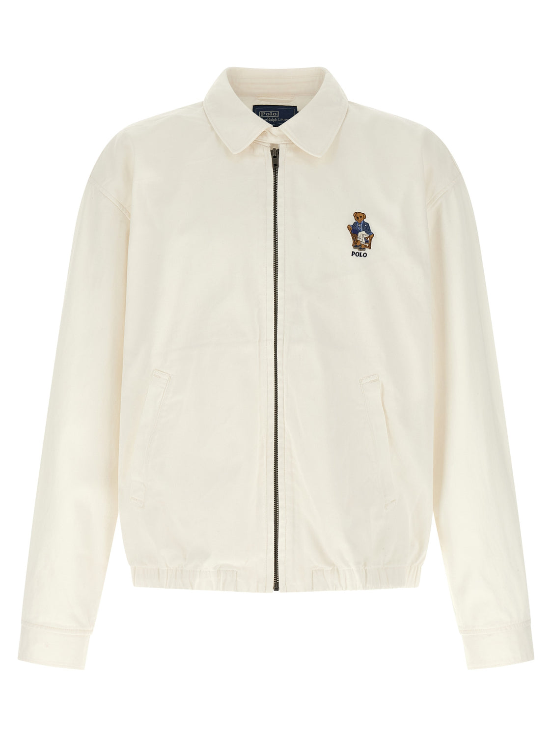White Cotton Full-Length Jacket