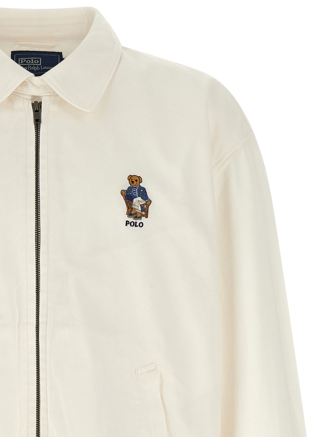 White Cotton Full-Length Jacket