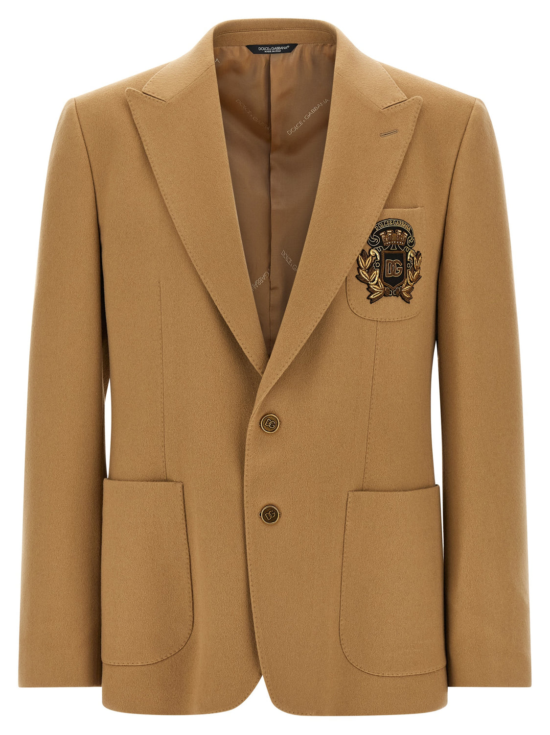 Beige Cashmere Blazer