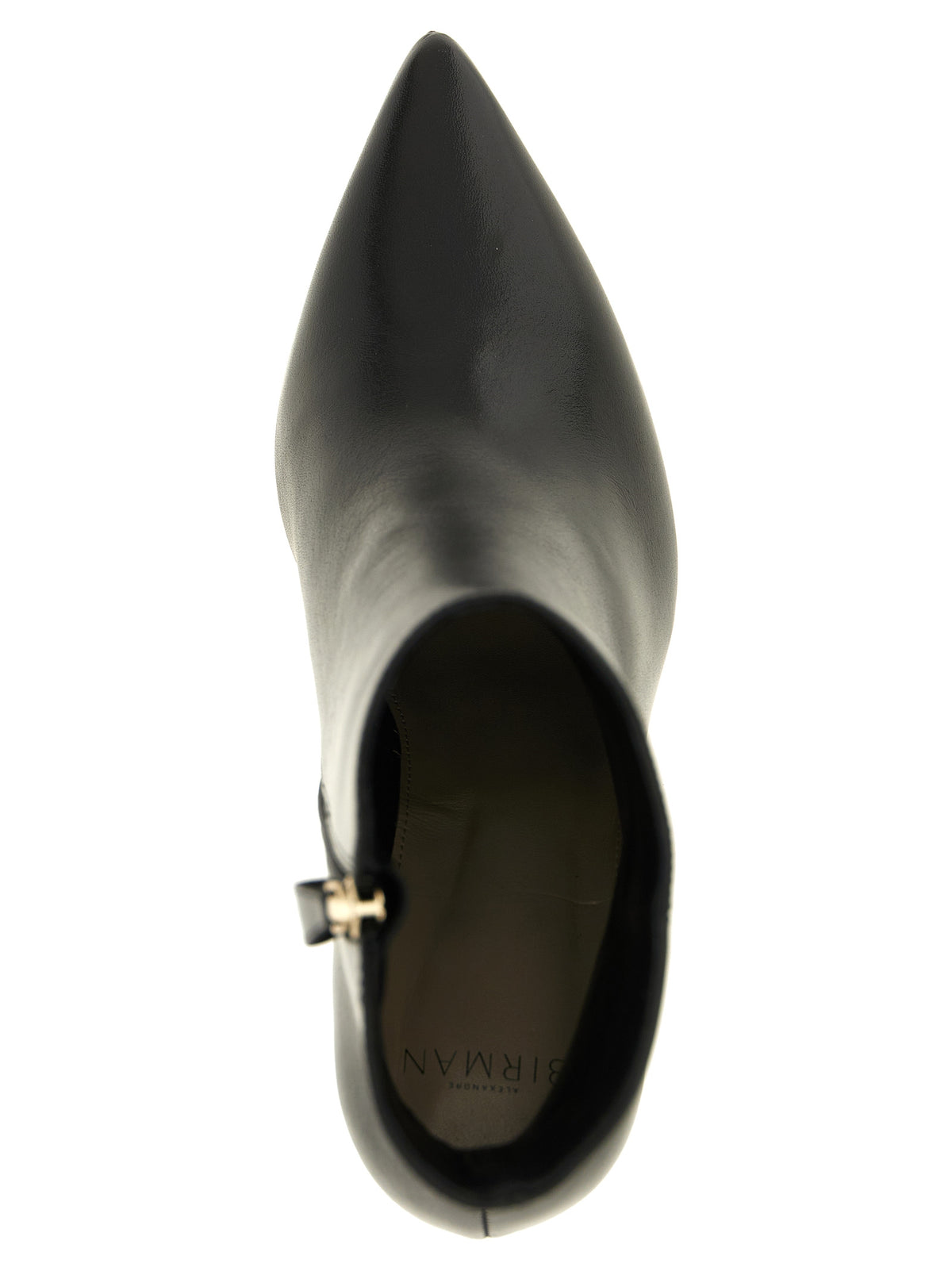 Black Calfskin Ankle Boots