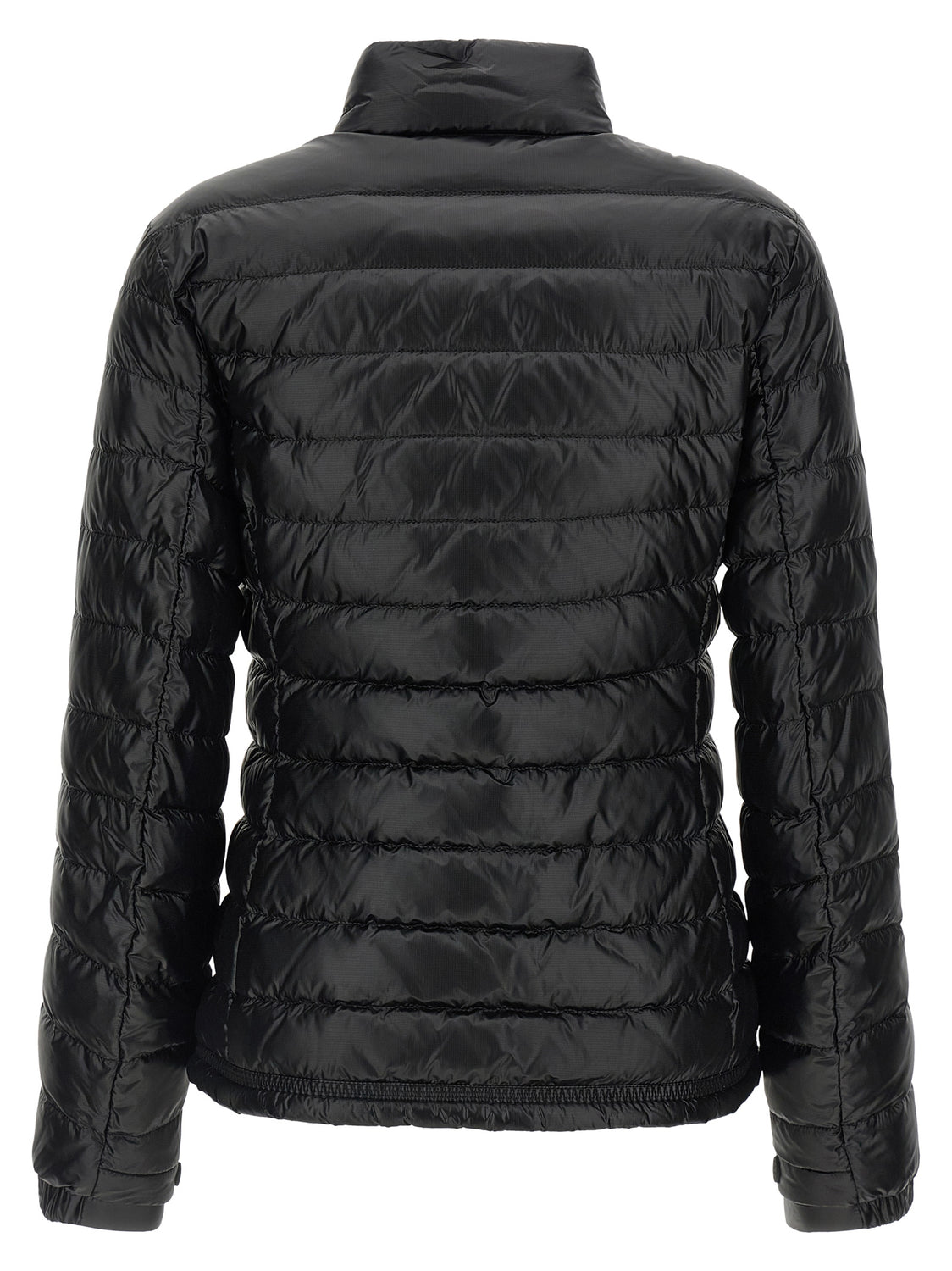Black Polyamide Full-Length Jacket
