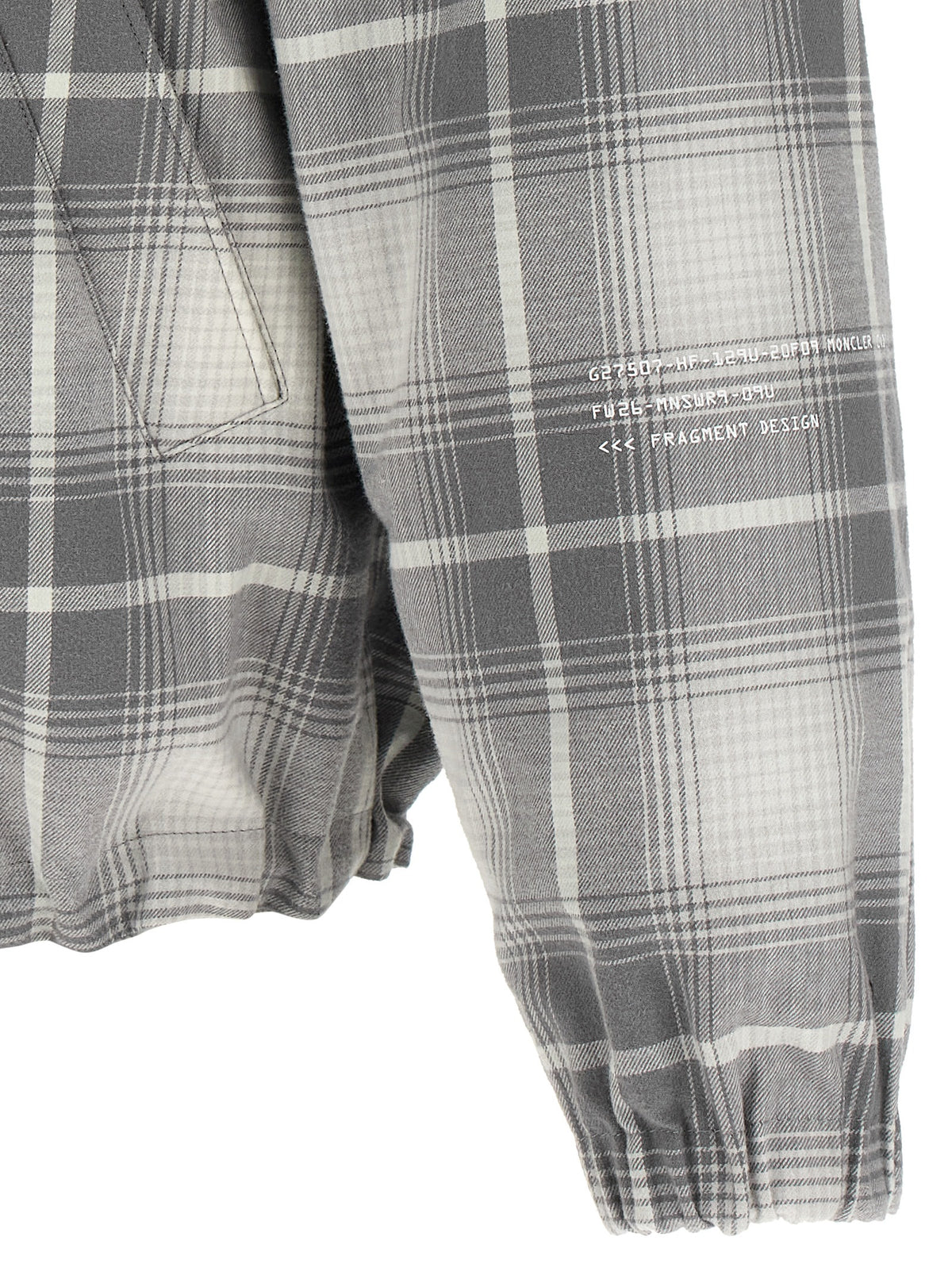 Gray Cotton Full-Length Jacket