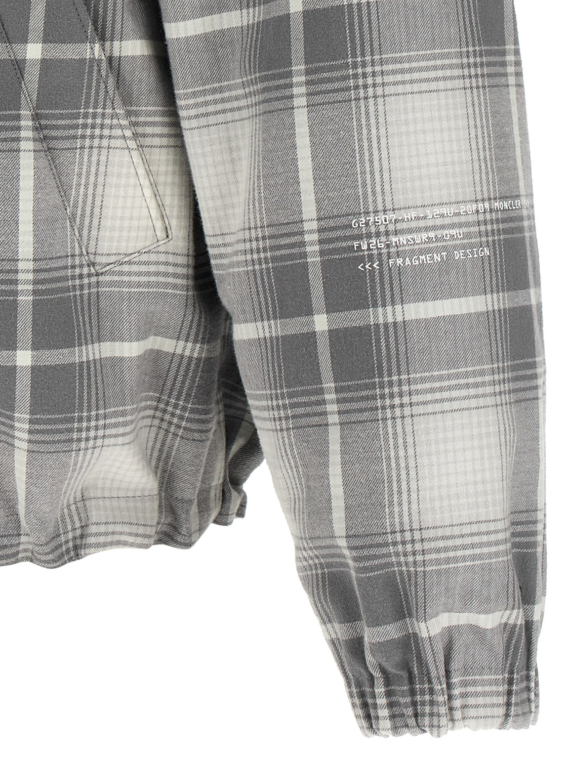 Gray Cotton Full-Length Jacket