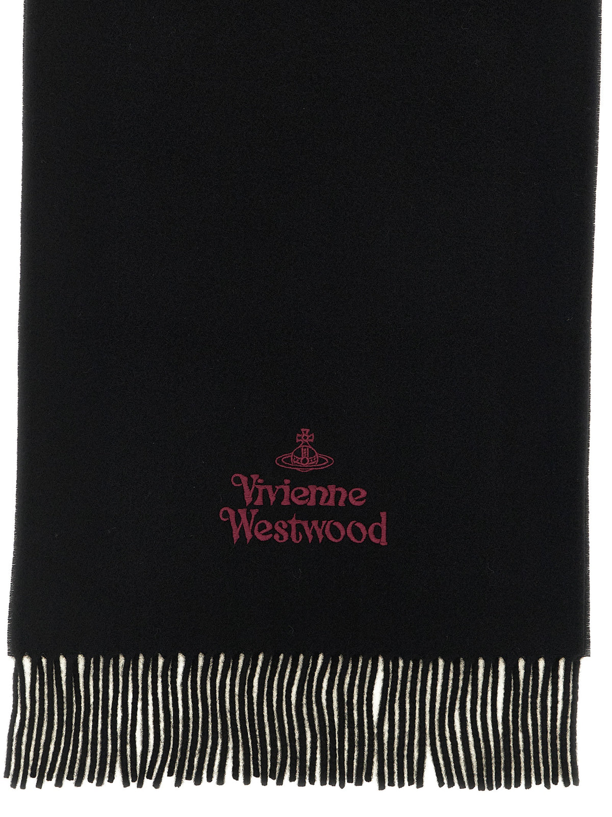 Black Wool Foulard