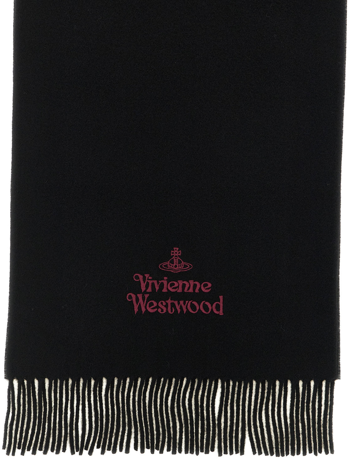Black Wool Foulard