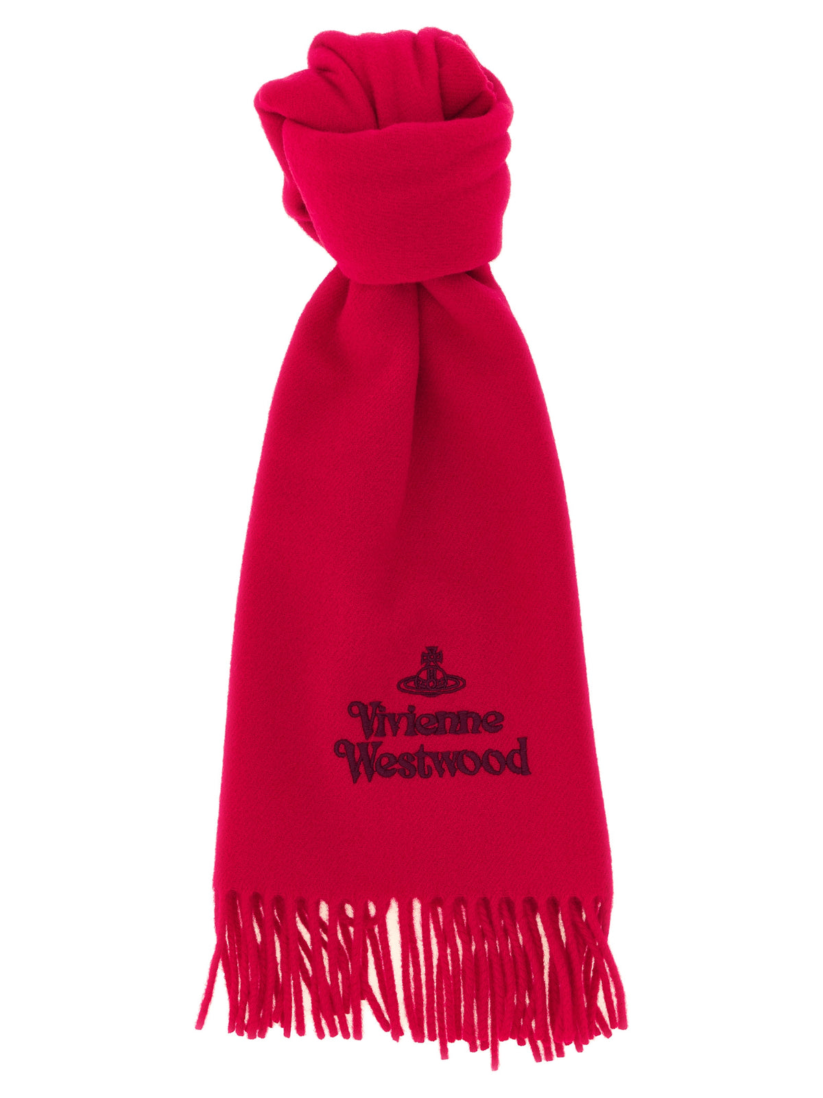 Red Wool Foulard