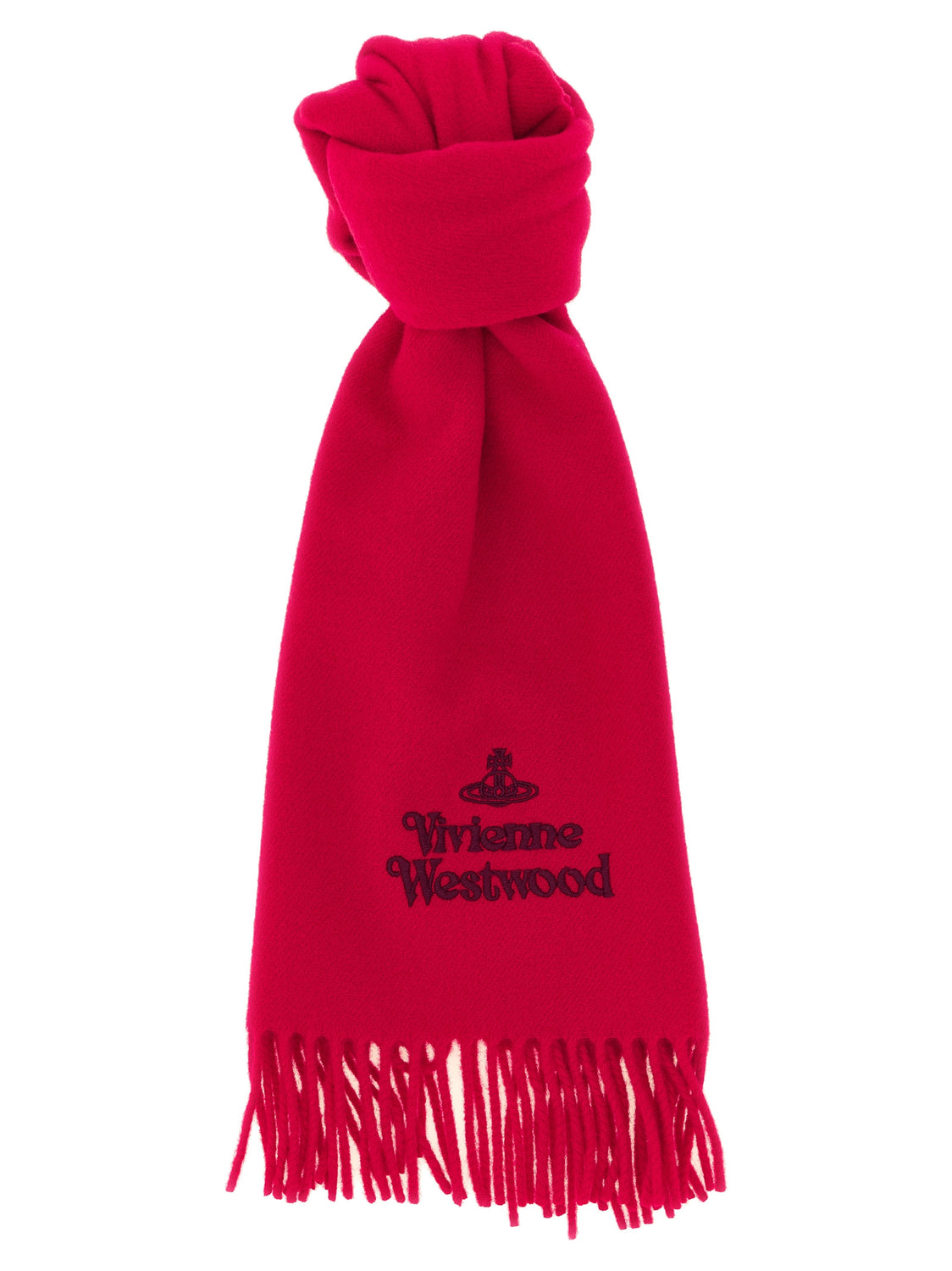 Red Wool Foulard