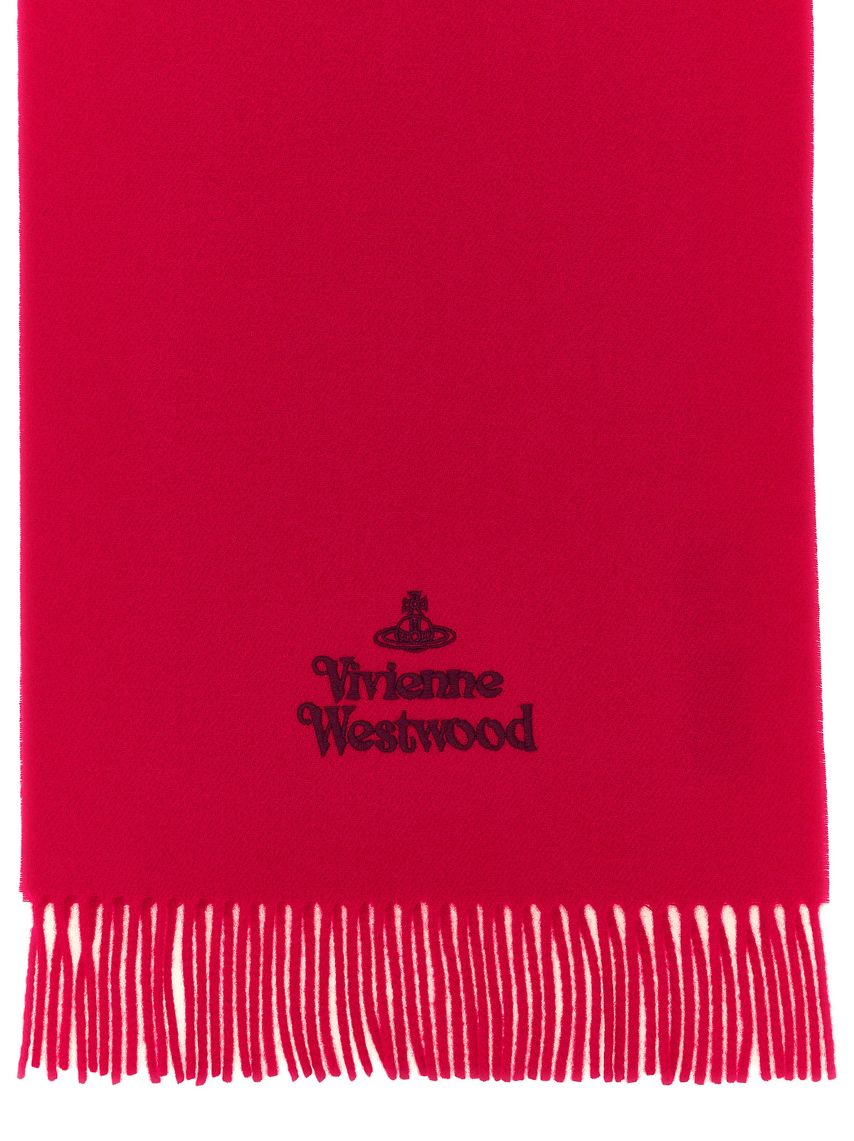 Red Wool Foulard