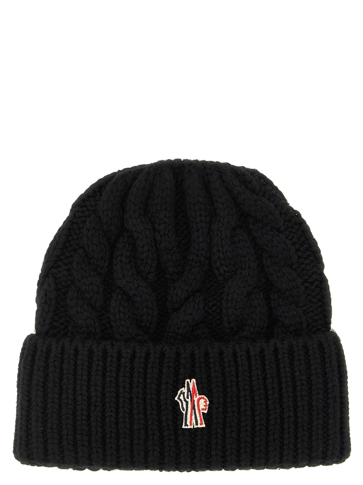 Black Virgin Wool Beanie