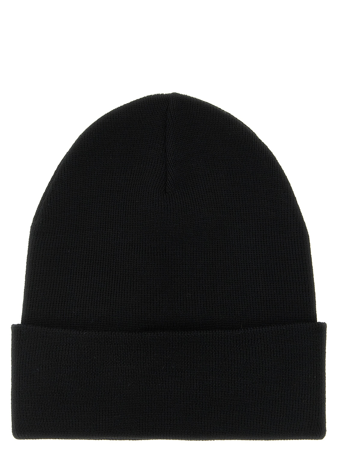 Black Virgin Wool Beanie
