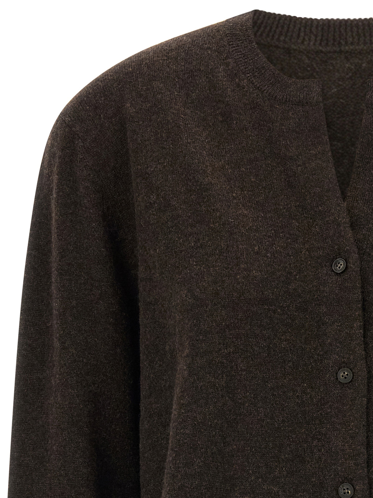 Brown Cashmere Cardigan
