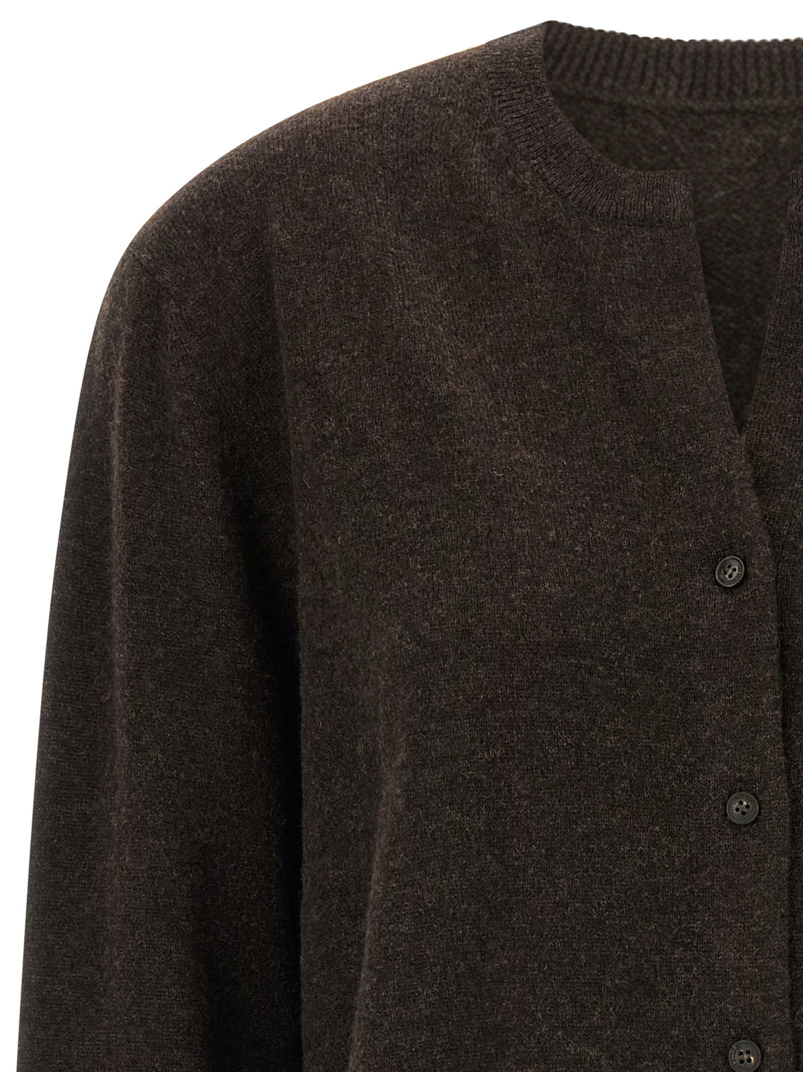 Brown Cashmere Cardigan