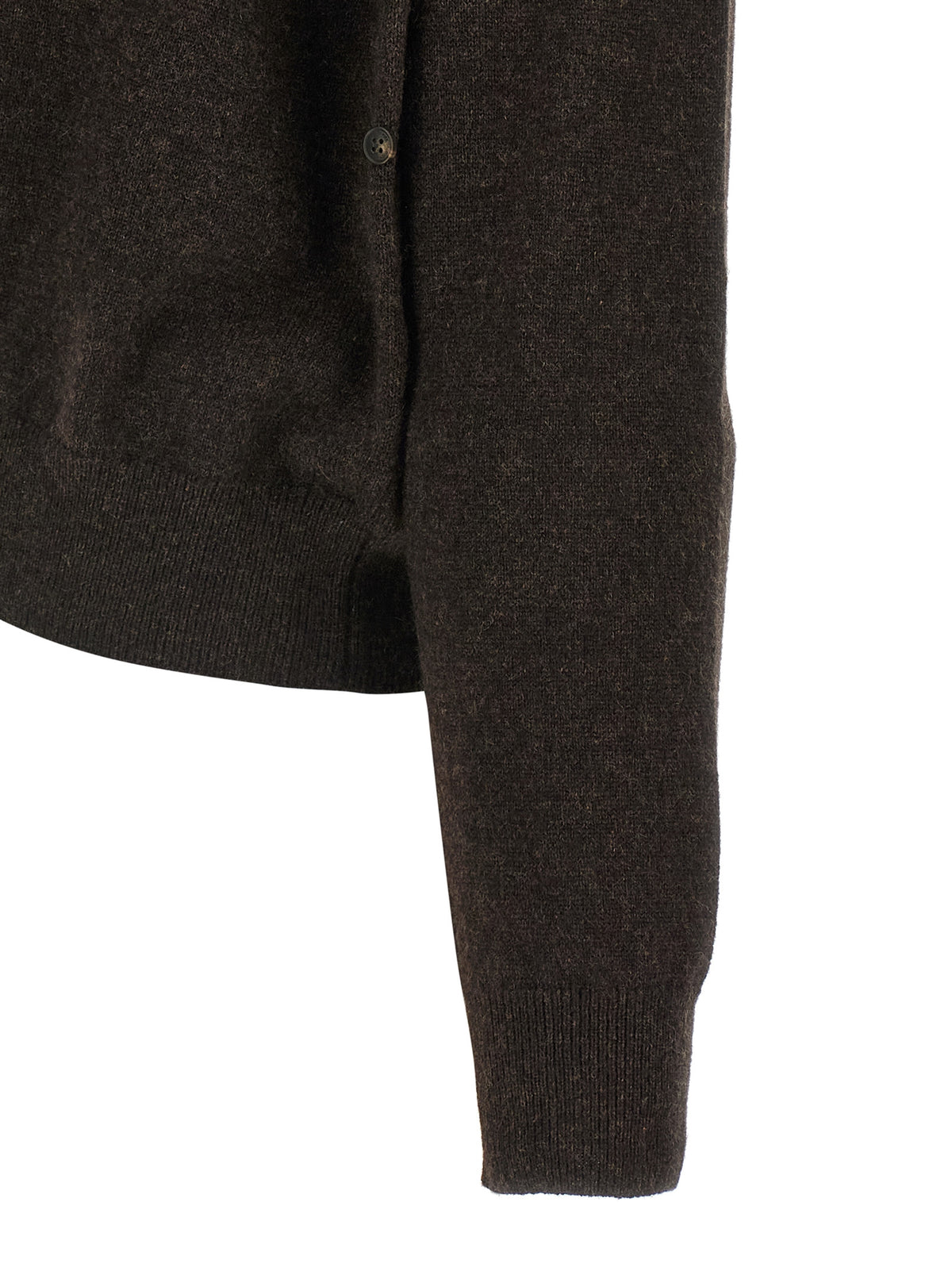 Brown Cashmere Cardigan