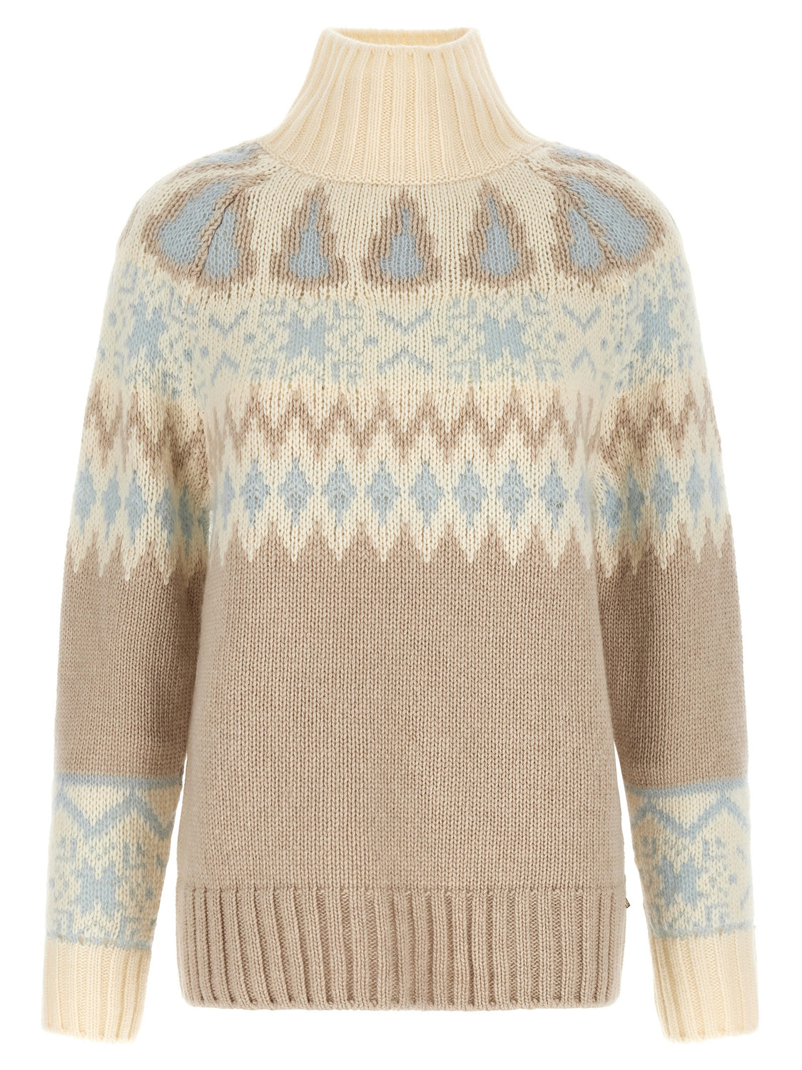 Beige Wool Cardigan
