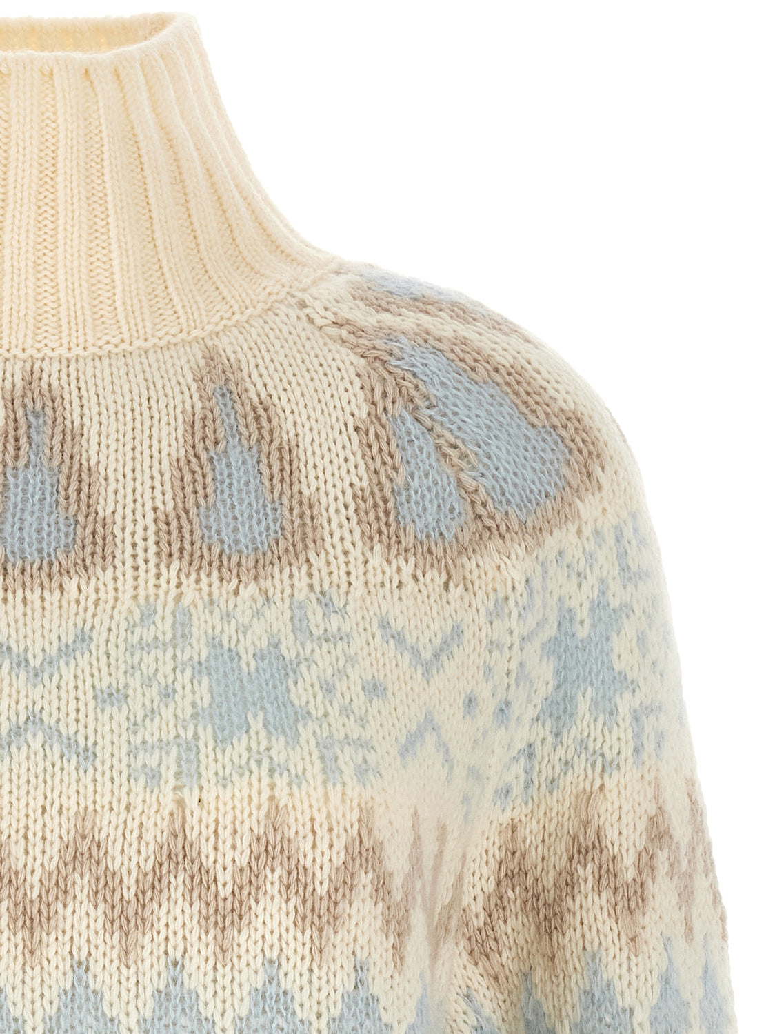 Beige Wool Cardigan
