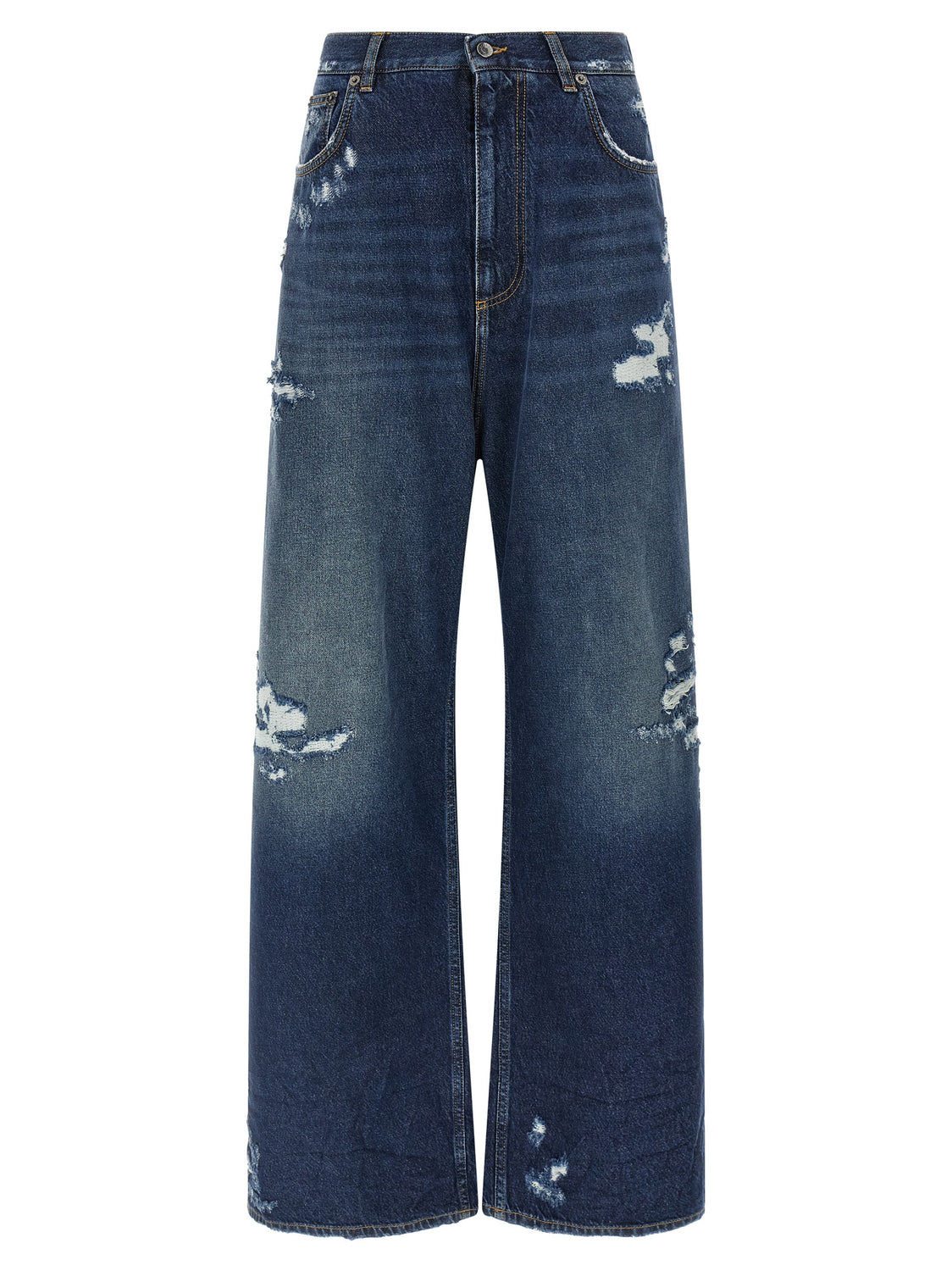Blue Cotton Jeans Denim