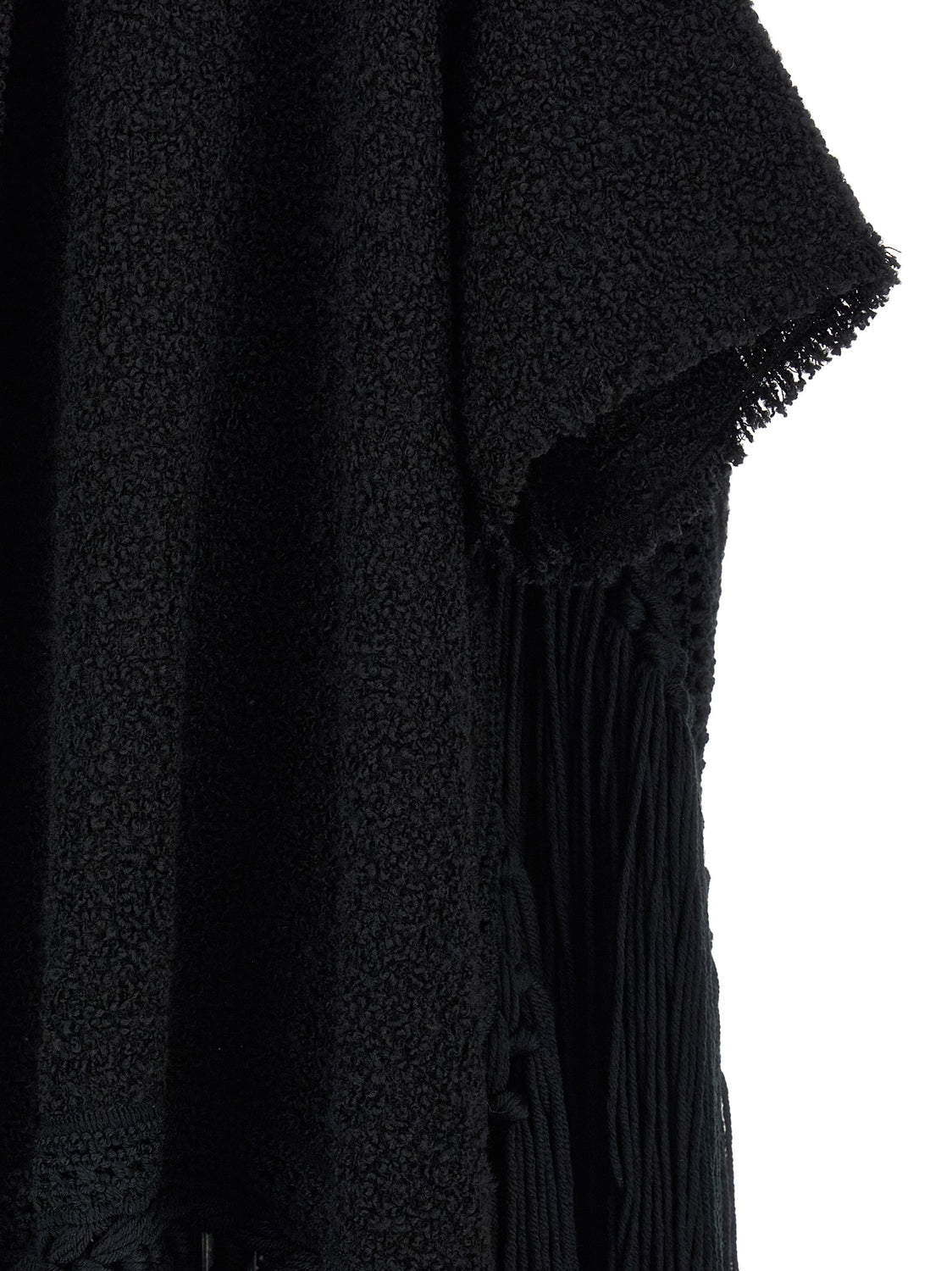 Black Virgin Wool Cardigan