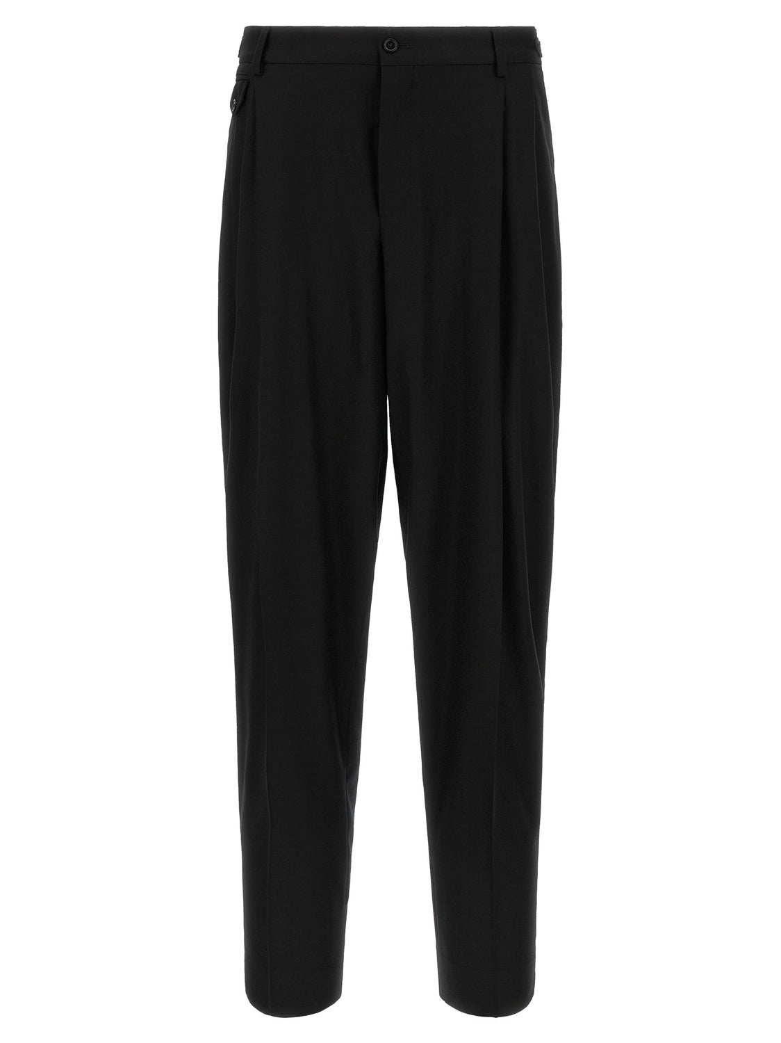 Black Virgin Wool Dress Pants