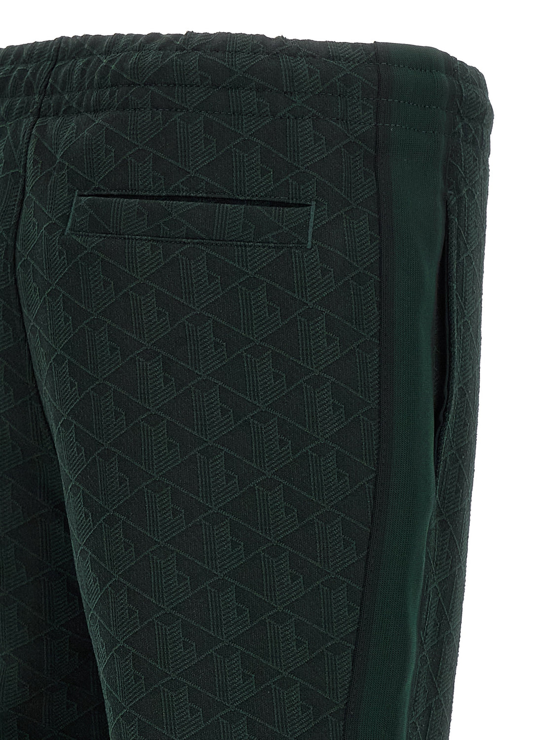 Bicolor Polyester Casual Pants
