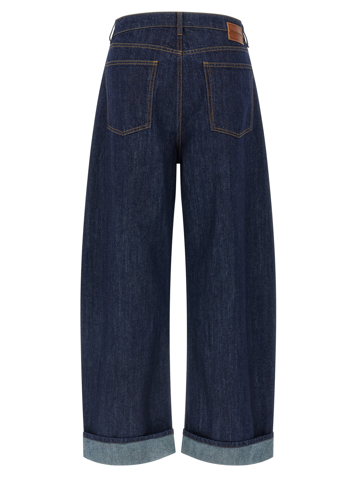 Blue Cotton Relaxed Fit Jeans