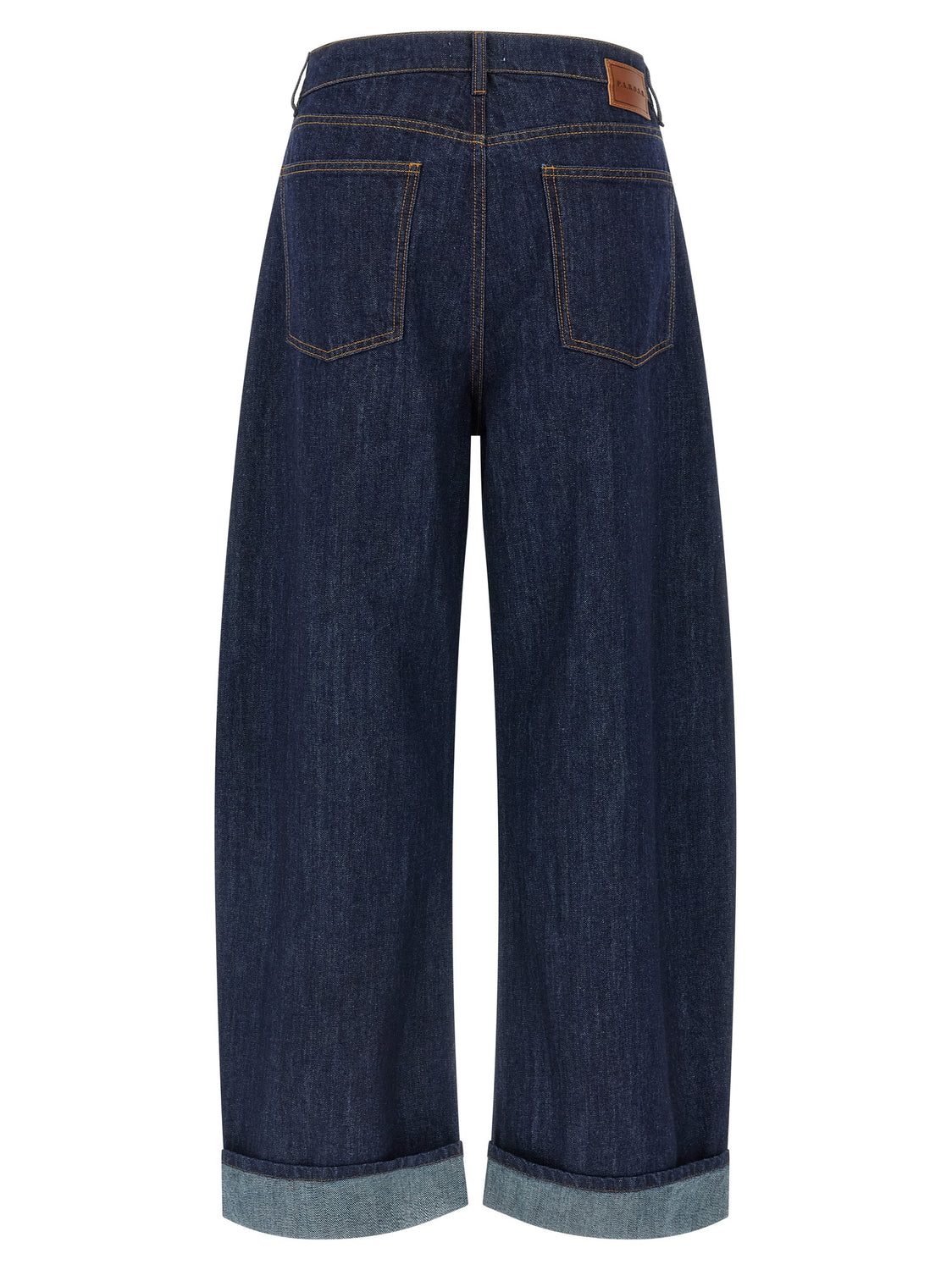 Blue Cotton Relaxed Fit Jeans