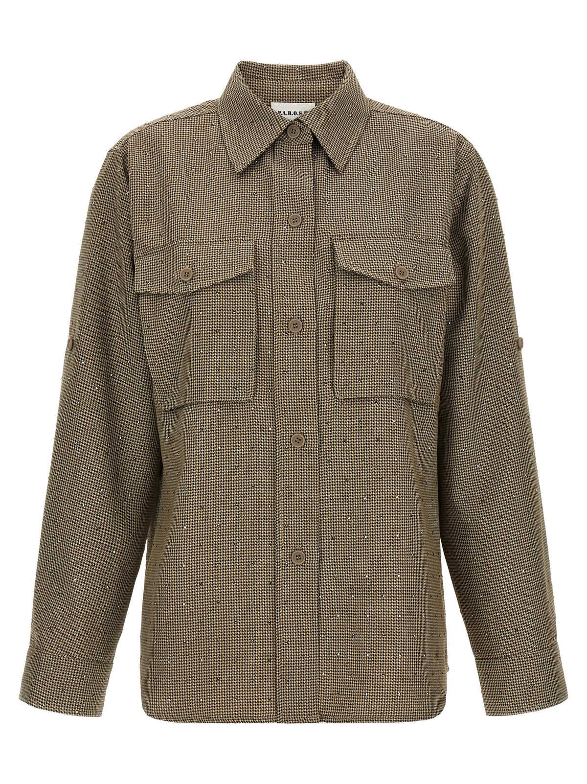 Brown Polyester Blouse