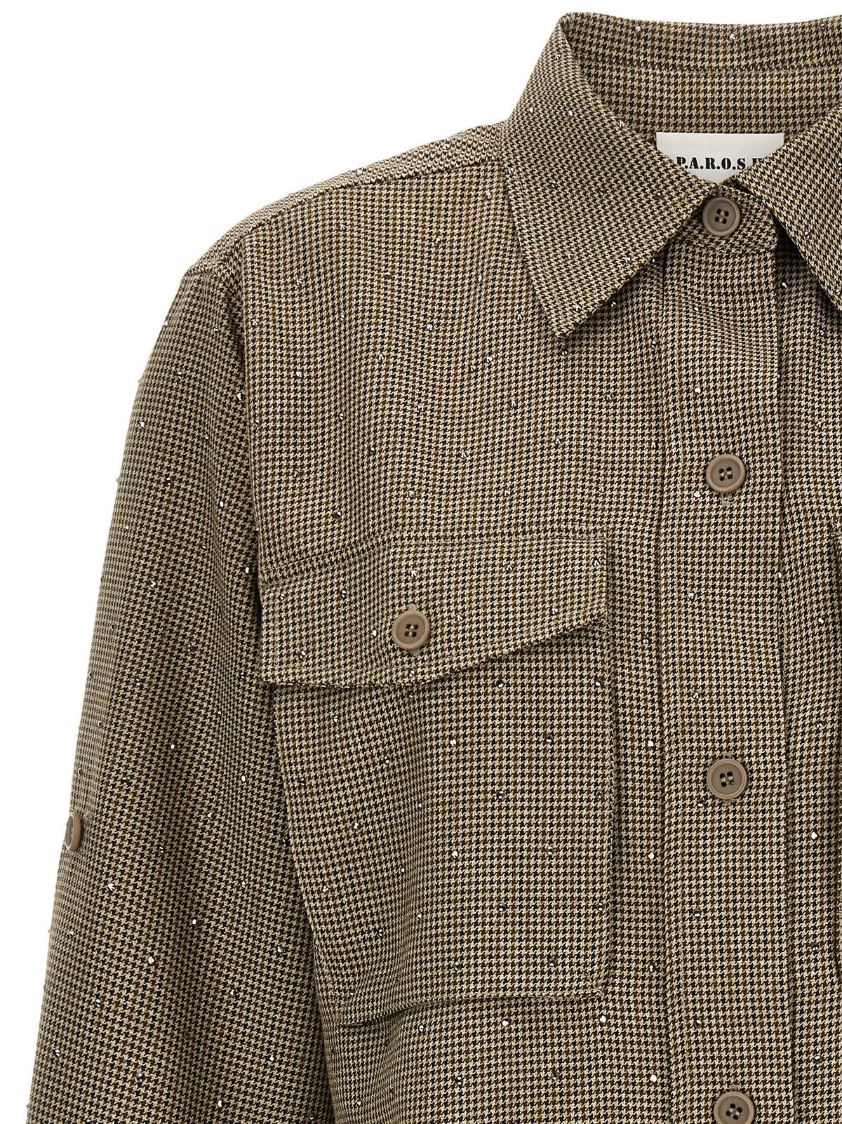 Brown Polyester Blouse