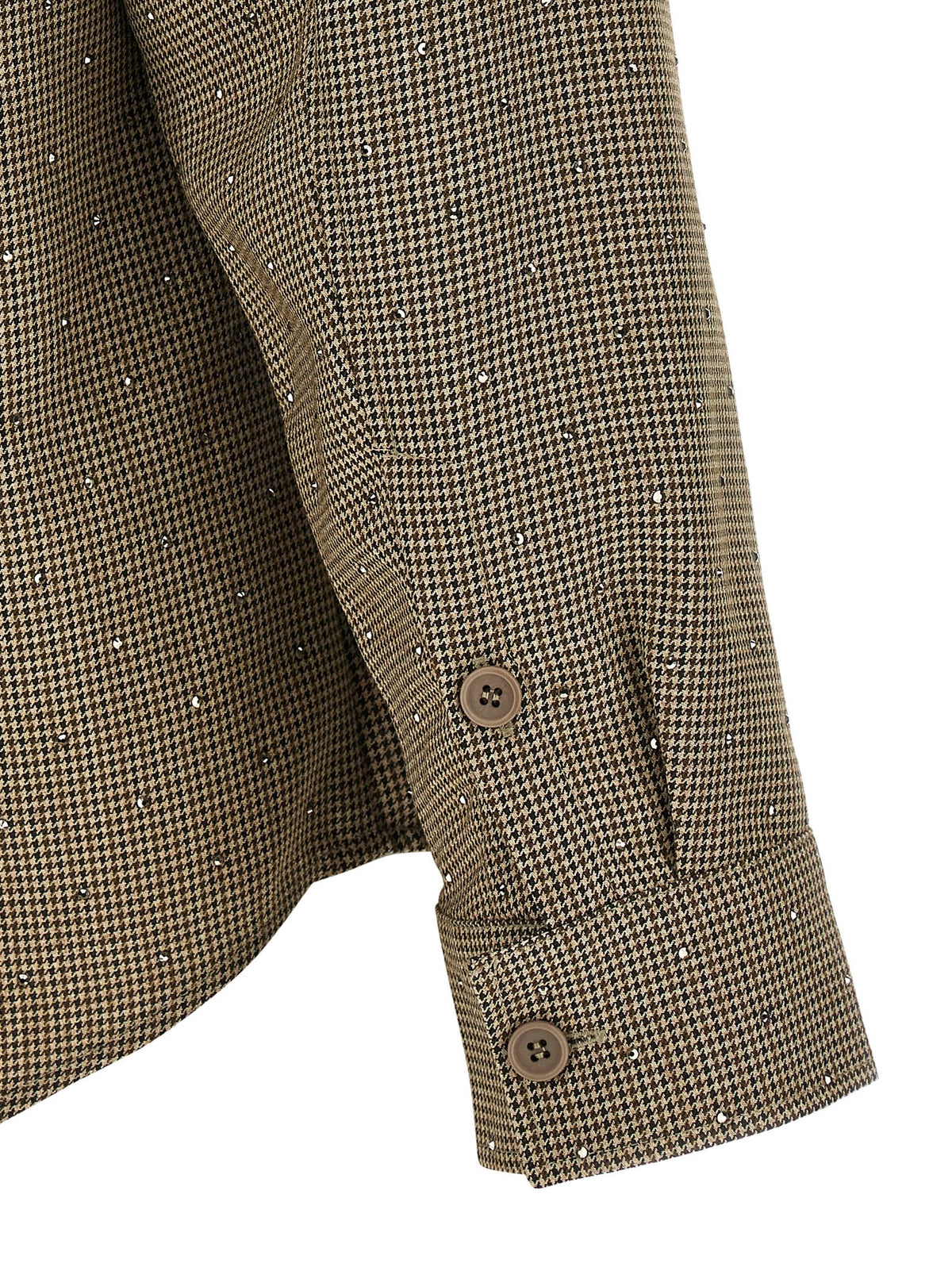 Brown Polyester Blouse