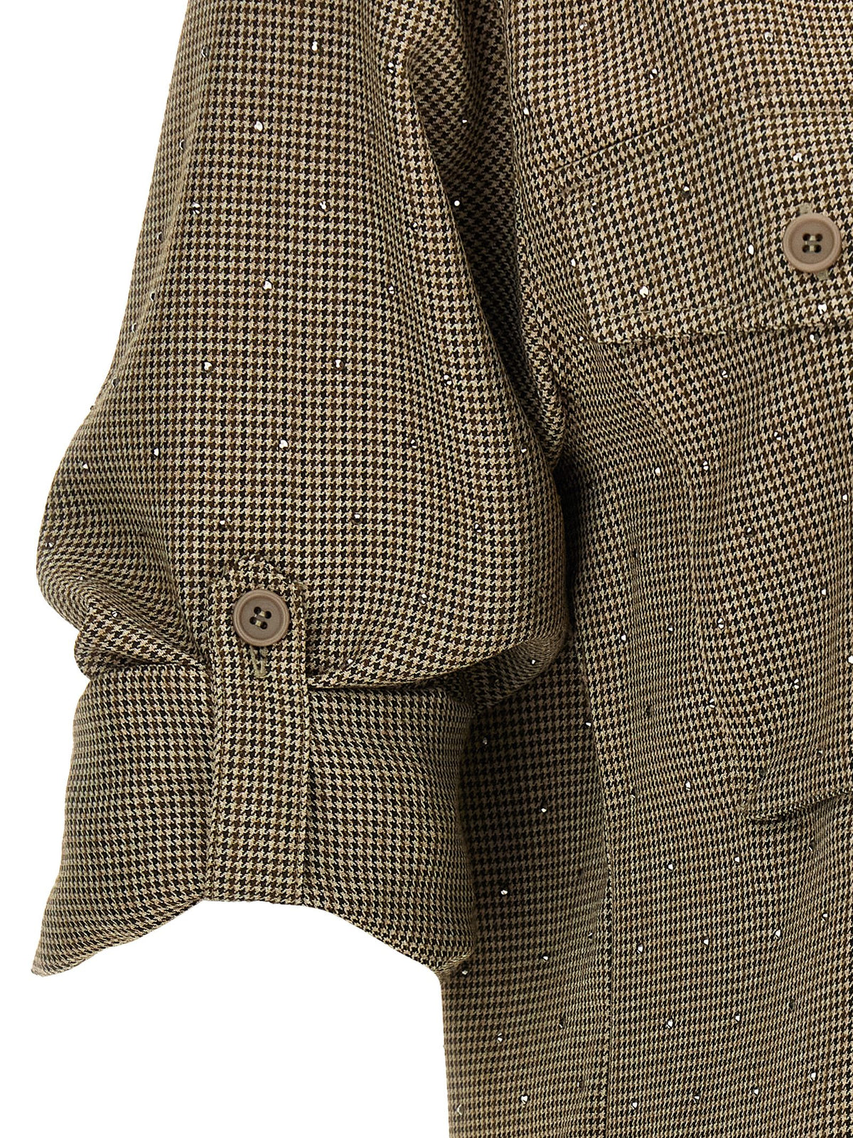 Brown Polyester Blouse