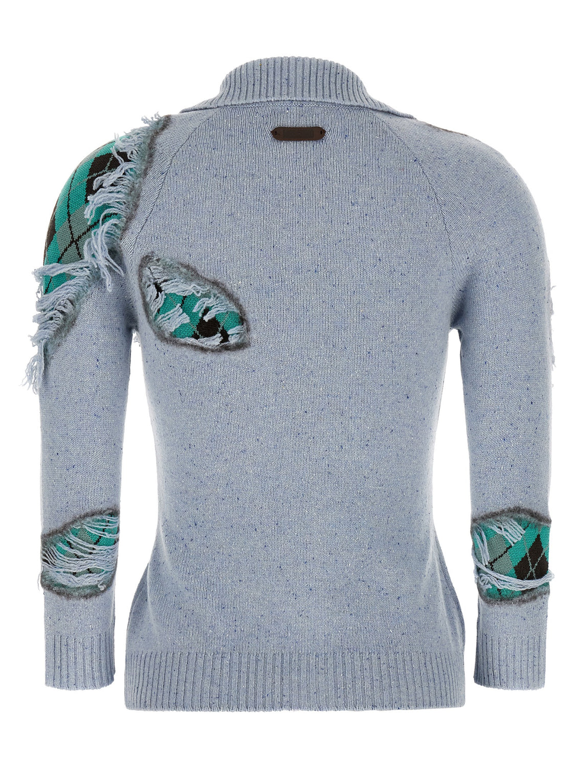 Blue Wool Cardigan