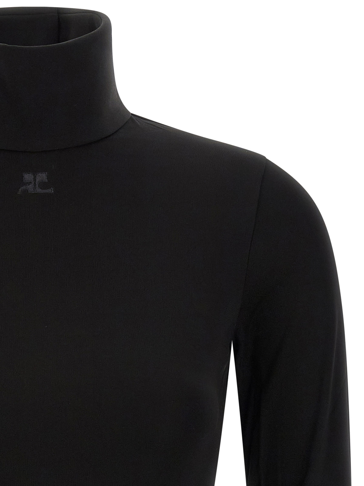 Black Viscose Bodysuit