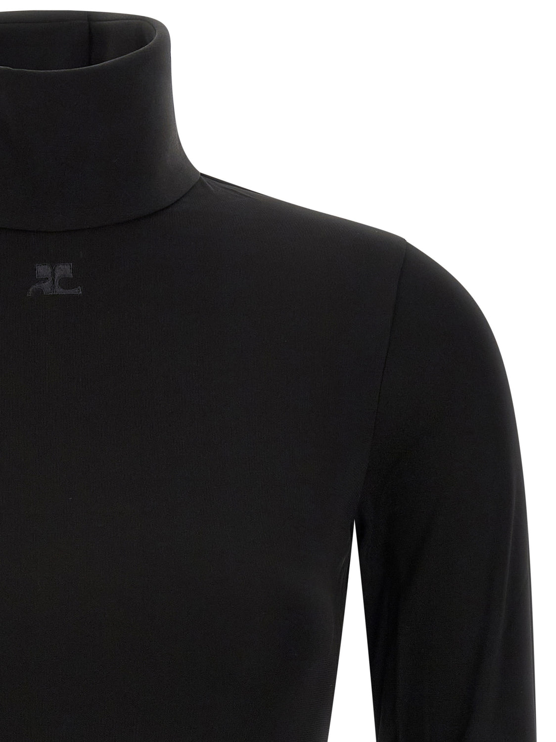 Black Viscose Bodysuit