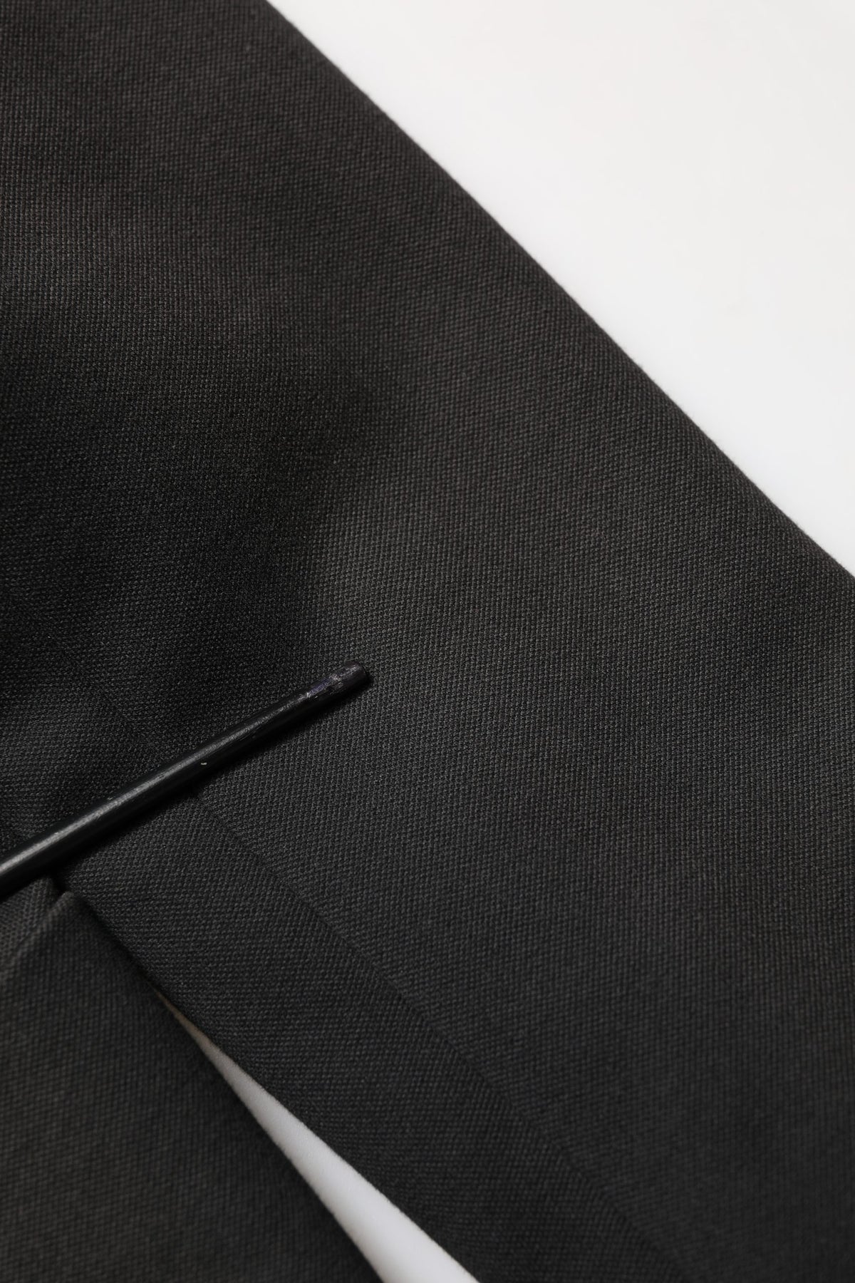 Black Embroidered Single Breasted Men Jacket
