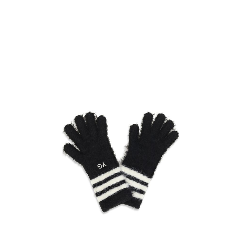 Black Recycled Polyamide Gloves