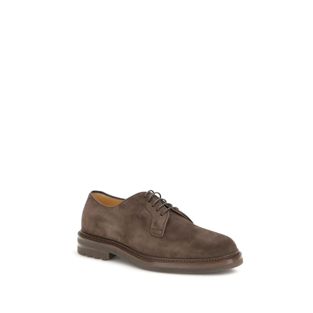 Brown Calf Leather Bos Taurus Oxfords And Derbies