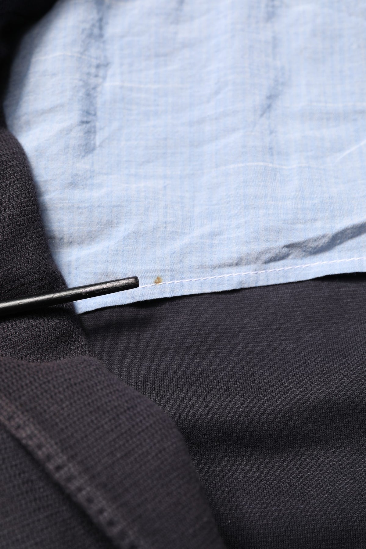 Dark Gray Cotton Men Single Breasted Jacket