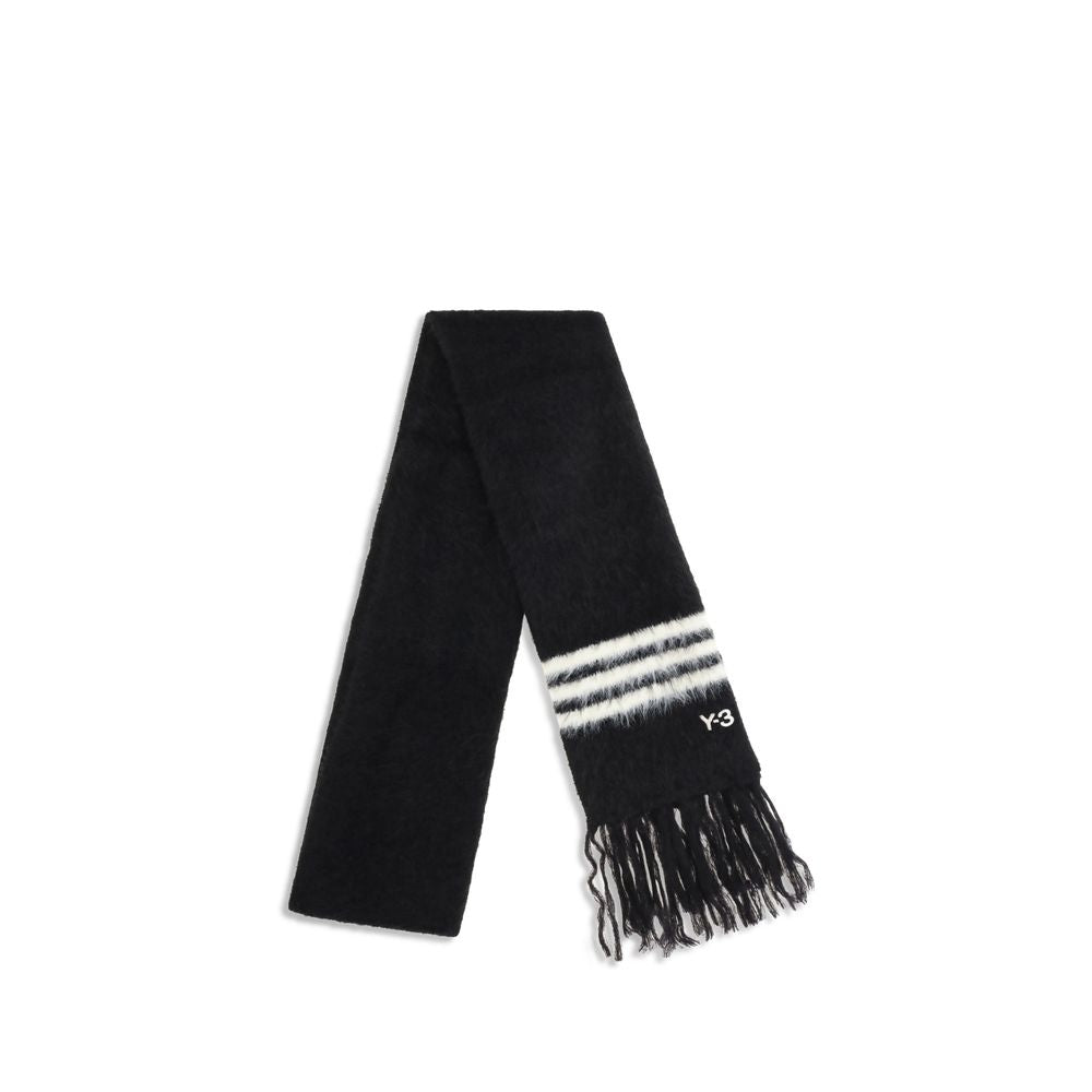 Black Recycled Polyamide Scarf