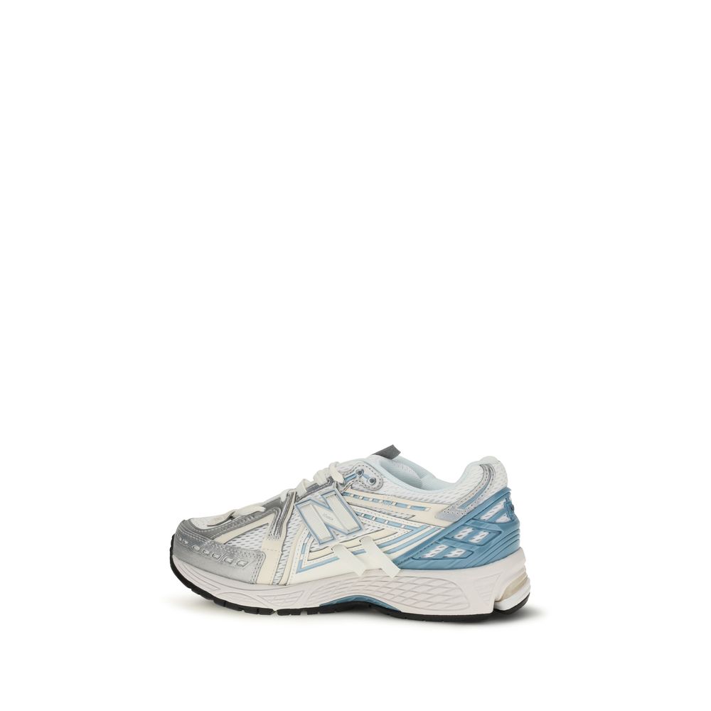 White Fabric Athletic Sneakers