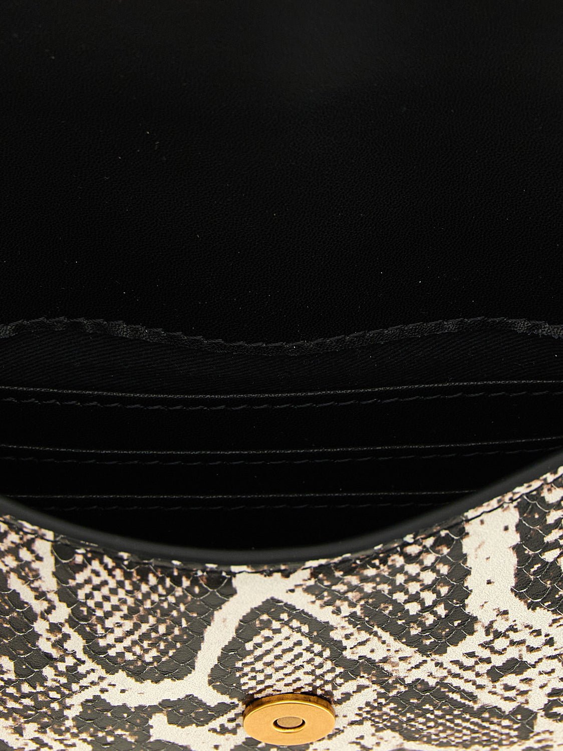 Beige Calfskin Clutch Bag