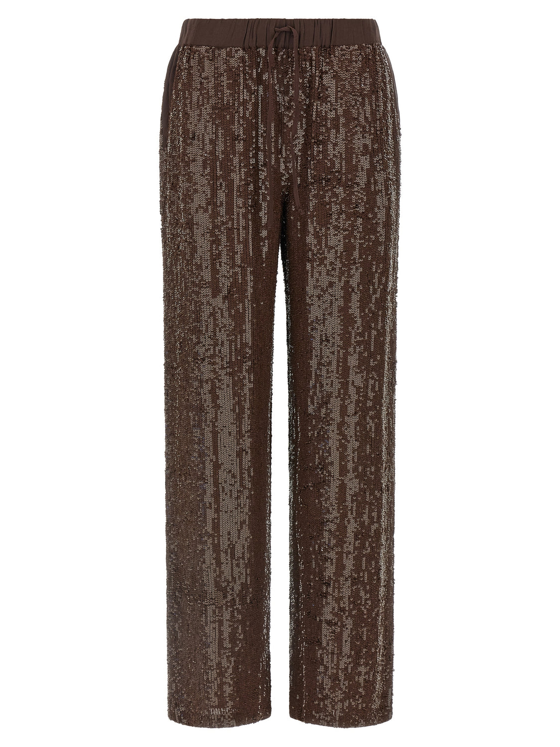 Brown Viscose Dress Pants