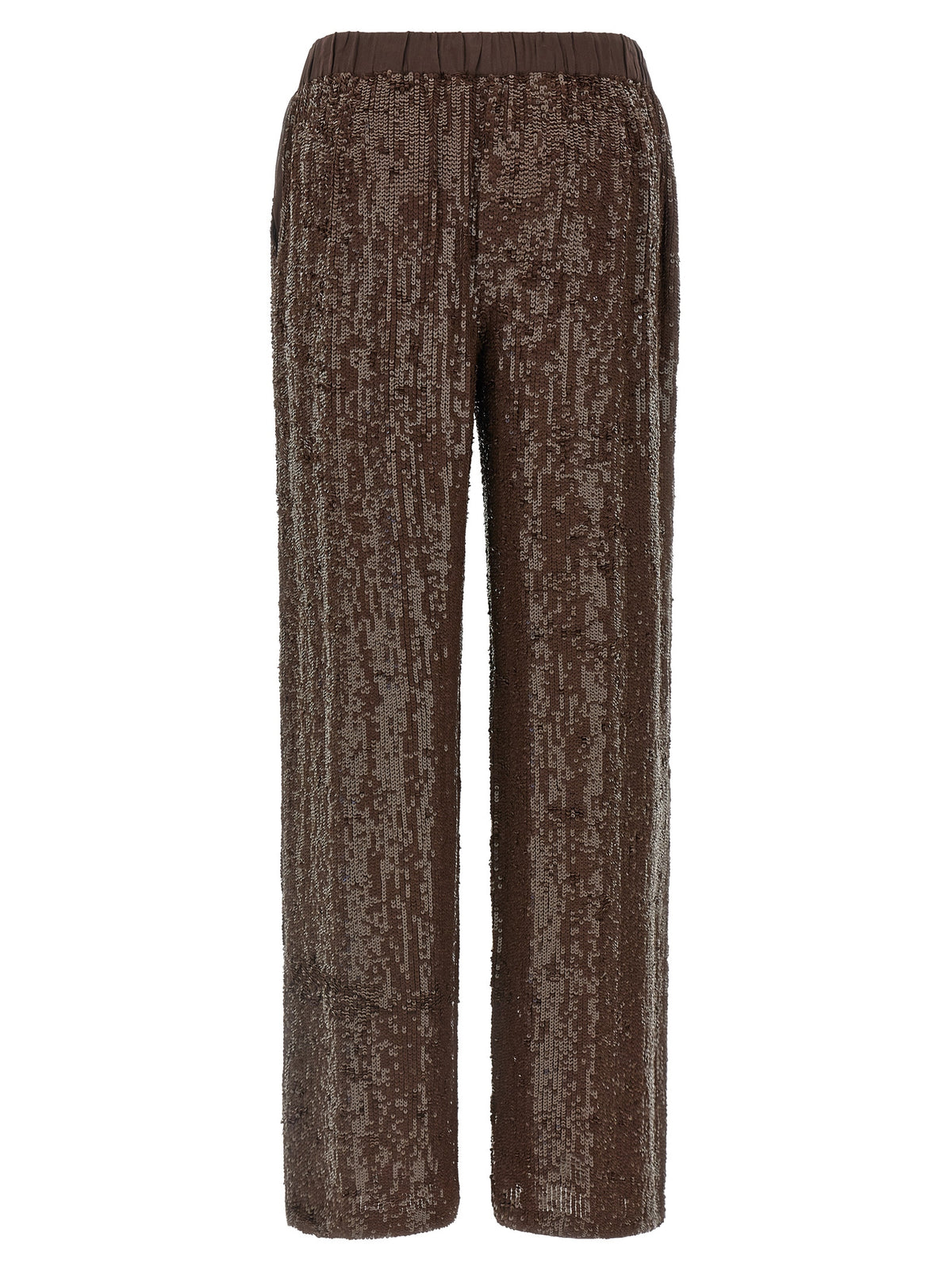 Brown Viscose Dress Pants