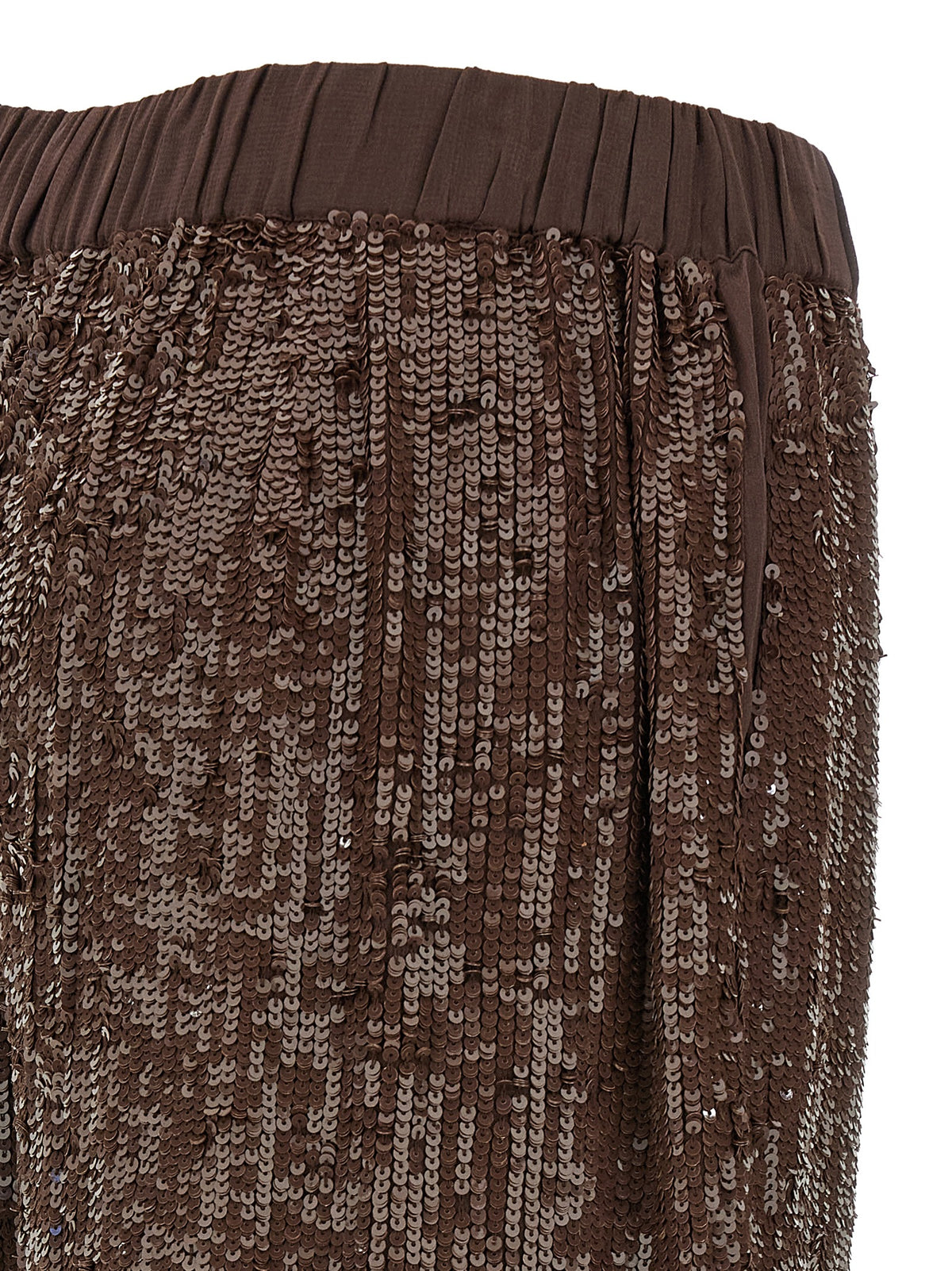 Brown Viscose Dress Pants