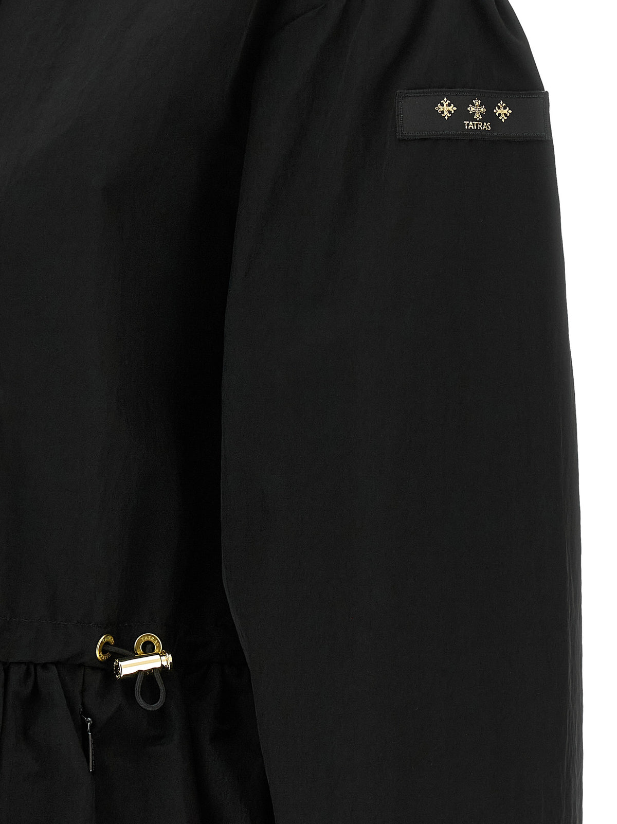 Black Nylon Full-Length Jacket