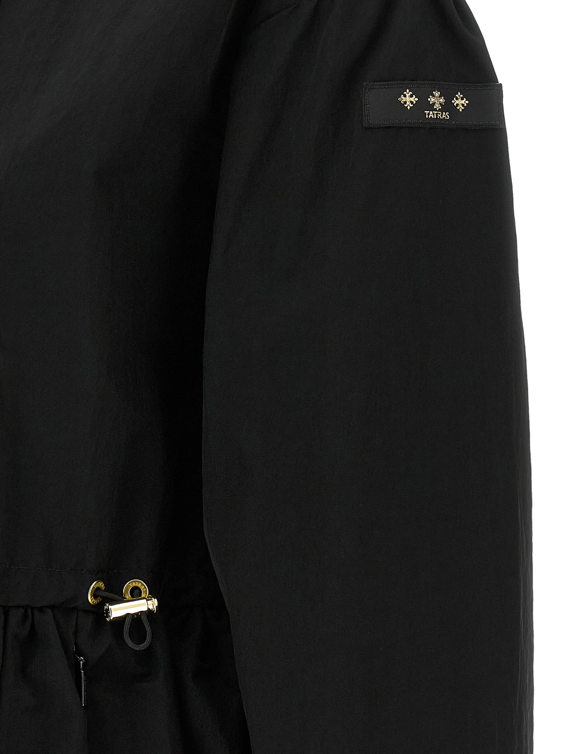 Black Nylon Full-Length Jacket
