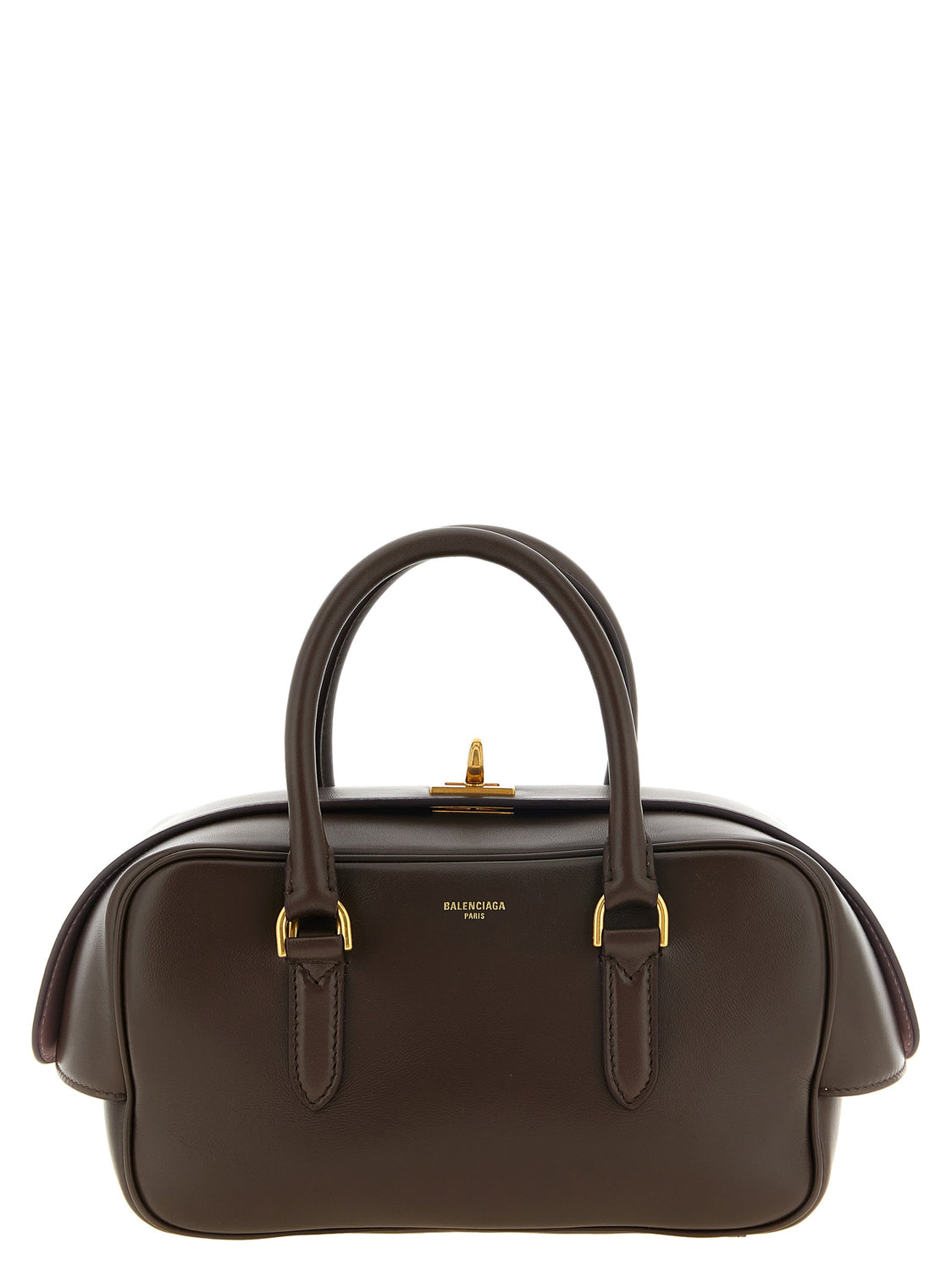 Brown Lamb Leather Handbag