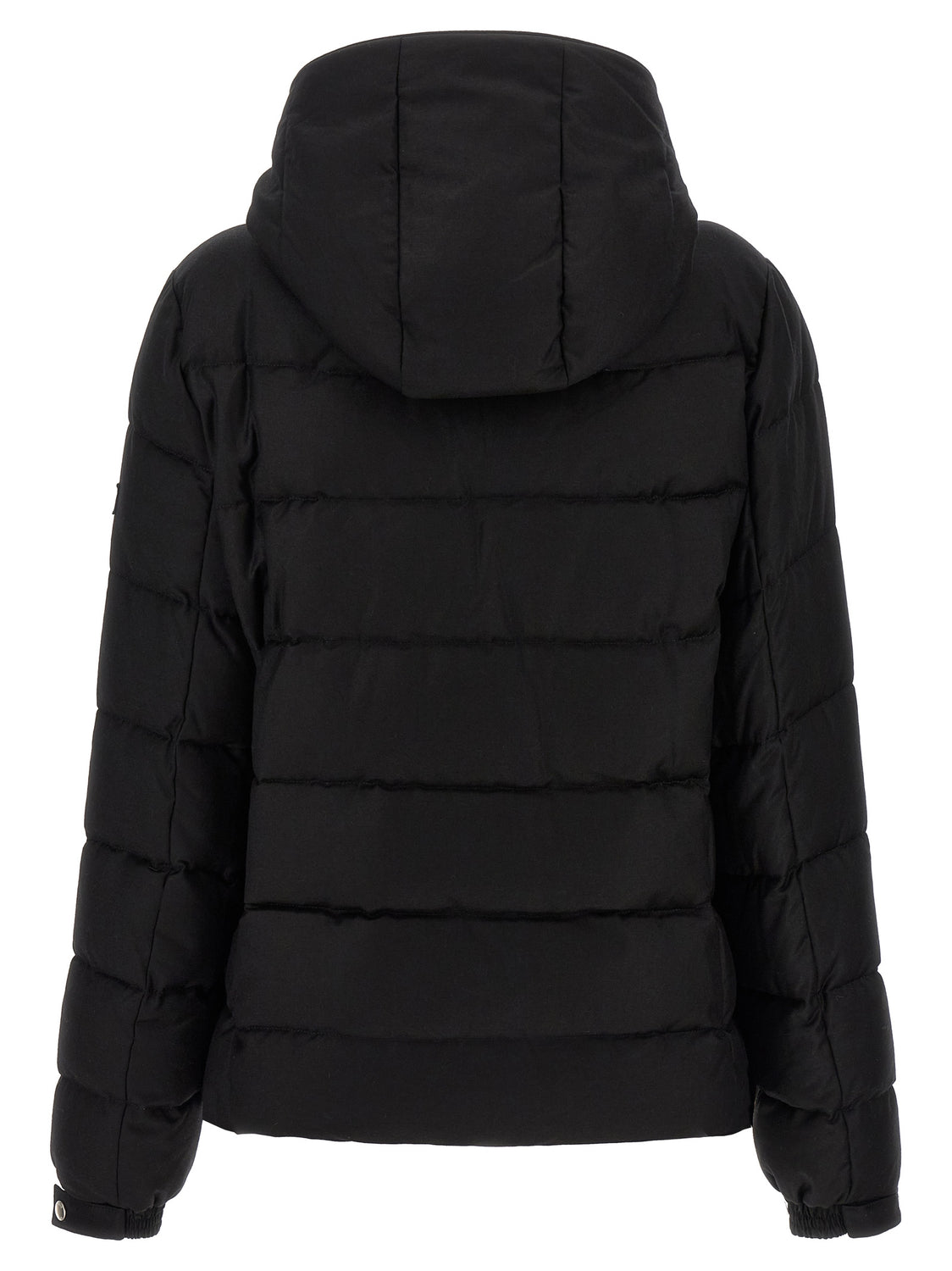 Black Wool Full-Length Jacket