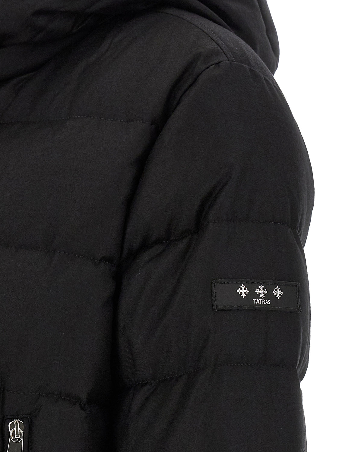 Black Wool Full-Length Jacket