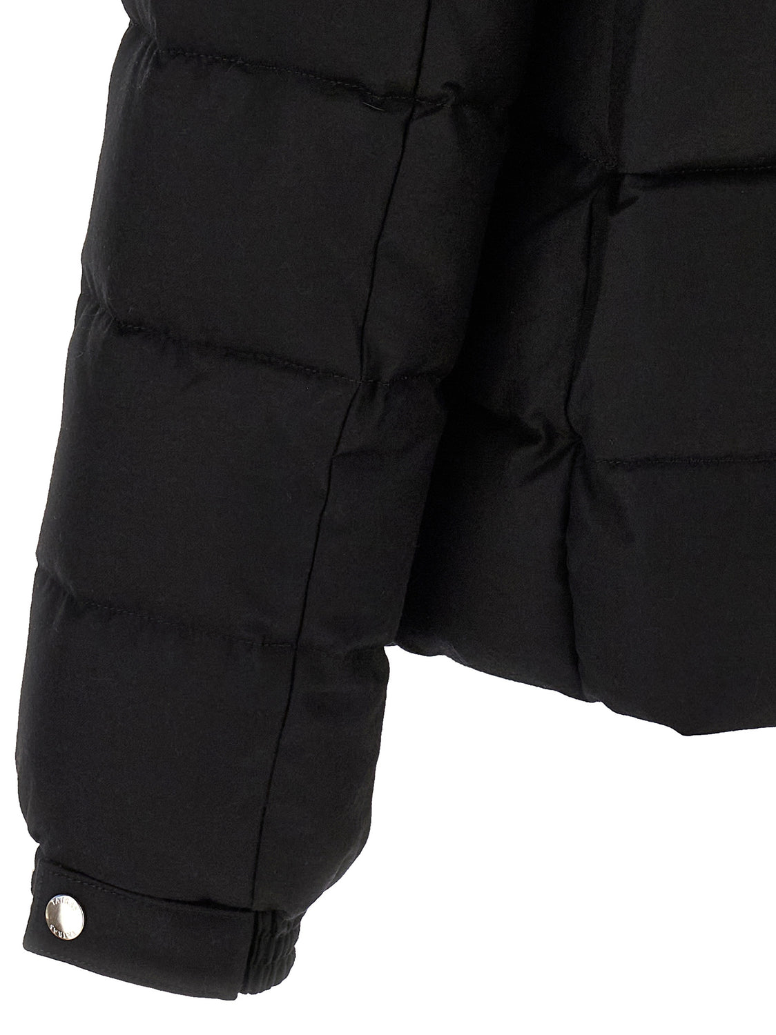 Black Wool Full-Length Jacket