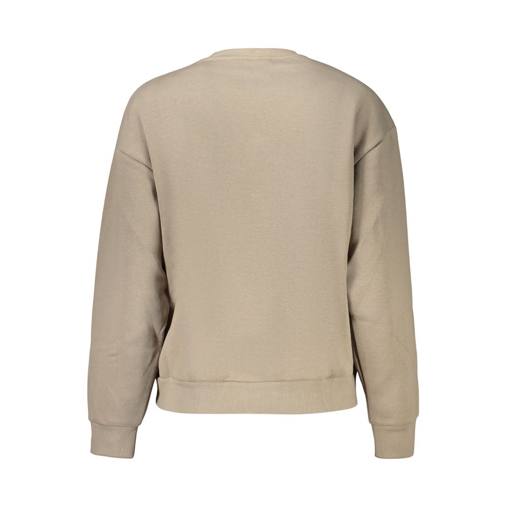 Beige Cotton Women's Sweatshirt