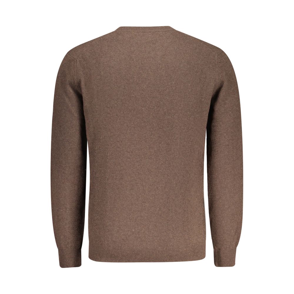 Brown Wool Men's Sweater